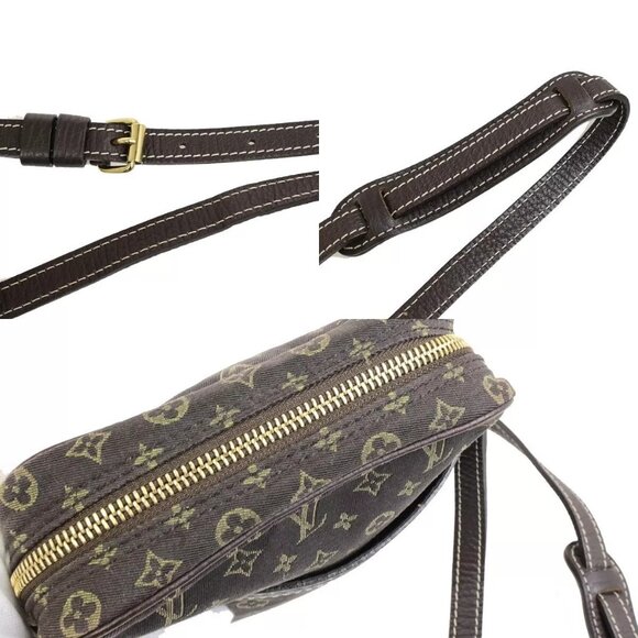 LOUIS VUITTON Danube Shoulder Bag Monogram Mini Lin Leather Brown M95228 11FB464 - Picture 16 of 16